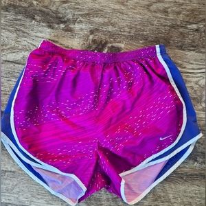 Nike Women's Athletic Shorts - Purple and Blue